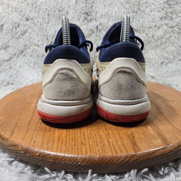 Nike Zoom Cage 3 Men Size 6.5 Bone/Blue/Red Athletic Tennis Shoes Rare Colorway - Picture 11 of 12